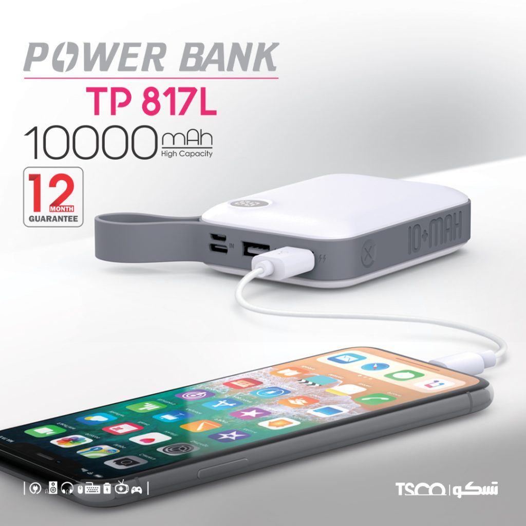 1 100 1024x1024 - پاور بانک پرتابل تسکو مدل TP 817L
