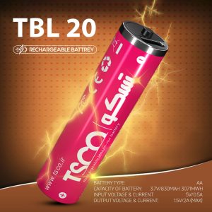 باتری شارژی تسکو مدل TBL 20