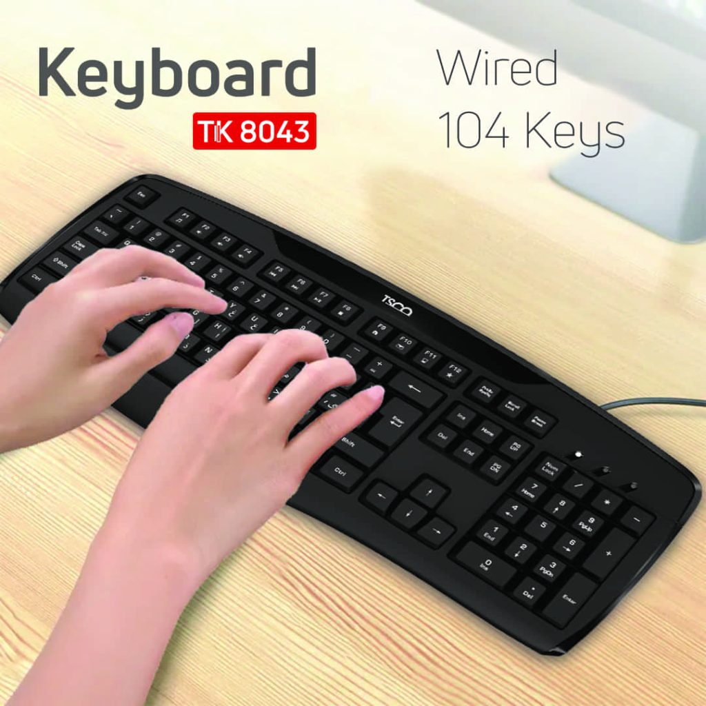 کیبورد تسکو مدل TK 8043