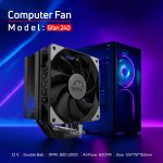 فن کیس گیمینگ تسکو مدل GAFan 240 Cold Dark Matter