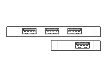 هاب تسکو مدل USB THU 1108