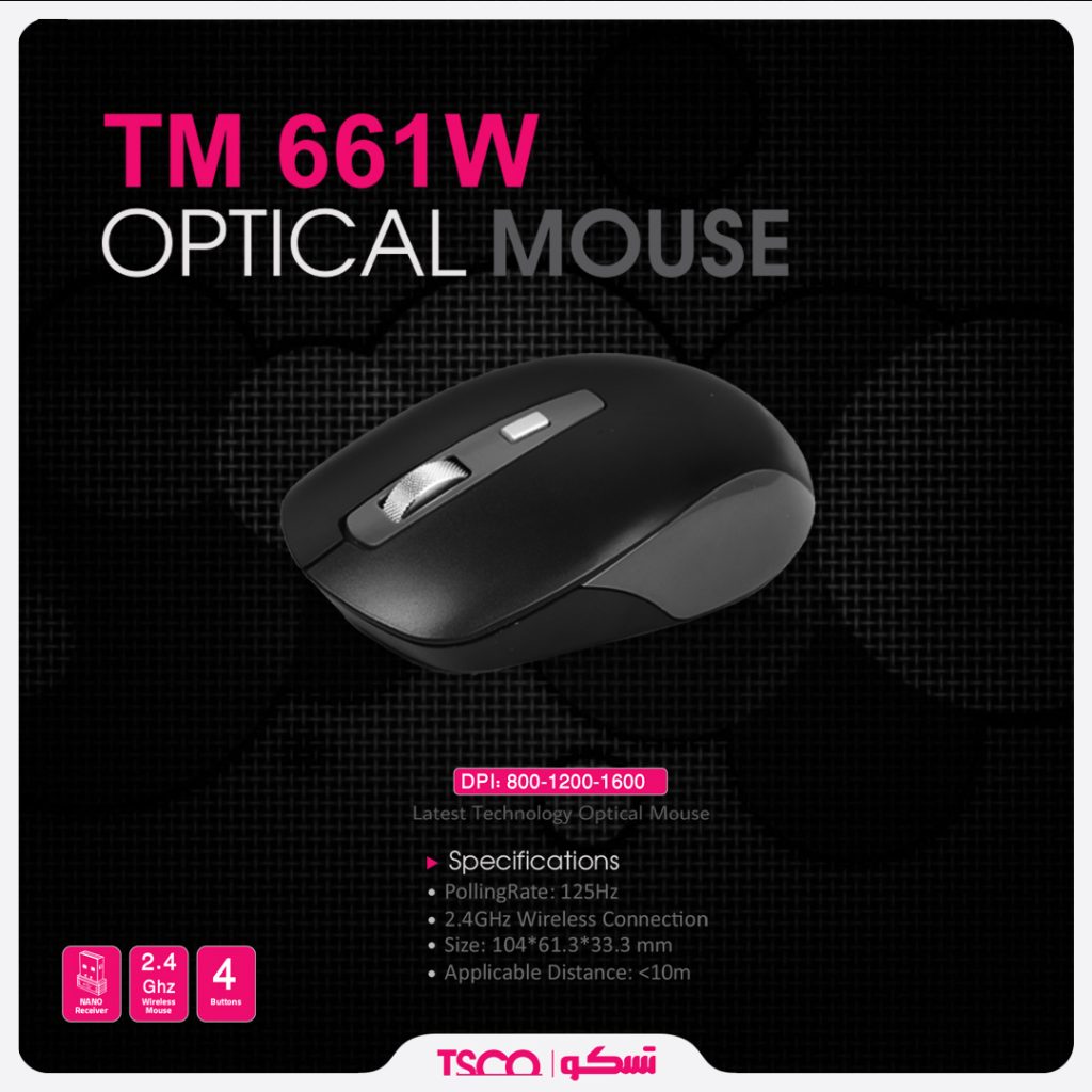 ماوس تسکو مدل TM 661W