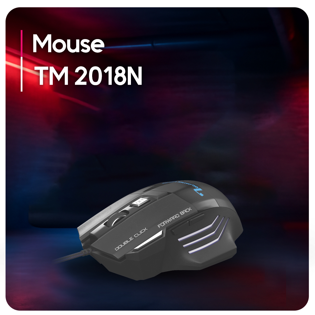 مشخصات ظاهری ماوس تسکو مدل TM 2018N