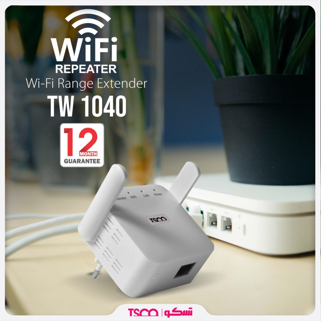 ریپیتر روتر بیسیم تسکو مدل TW 1040 - 4