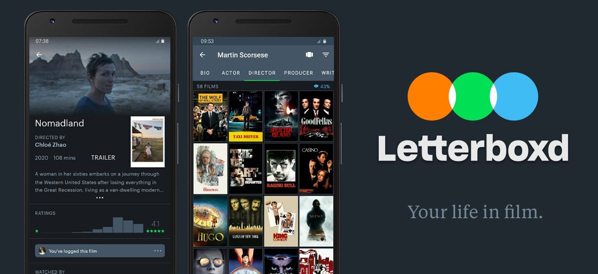 اپلیکیشن سرگرم کننده ی Letterboxd 