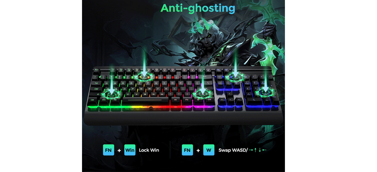 1 - Keyboard Ghosting چیست؟