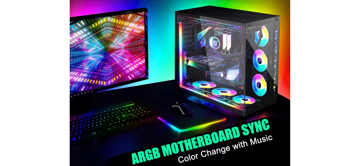 مراحل کنترل نورپردازی RGB روی کیس