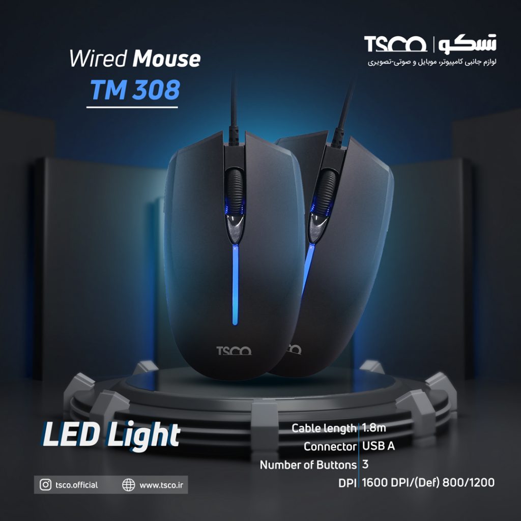 بررسی ماوس تسکو مدل TM 308