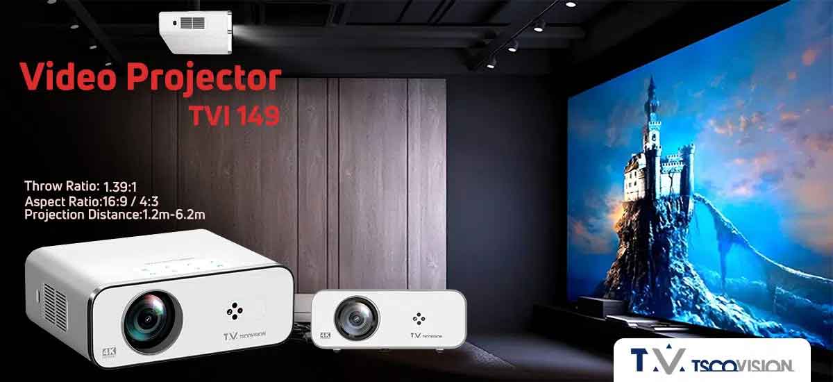 محصولات تسکوویژن | ویدئو پروژکتور هوشمند تسکوویژن TVI 149