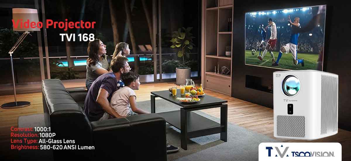 محصولات تسکوویژن | ویدئو پروژکتور هوشمند TVI 168