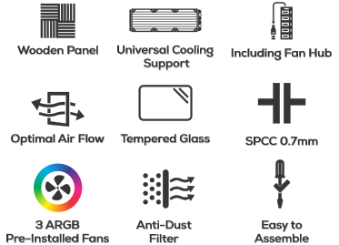 کیس گیمینگ تسکو مدل GC 4512 VANIR