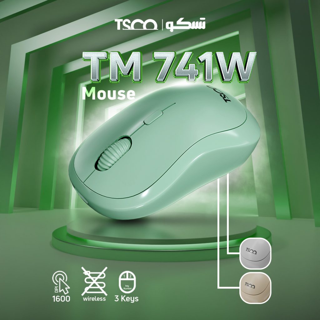 ماوس بی‌سیم تسکو مدل TM 741W |
