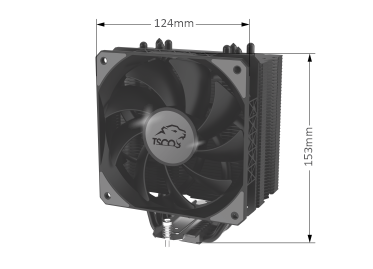فن کیس گیمینگ تسکو مدل GAFan 240 Cold Dark Matter