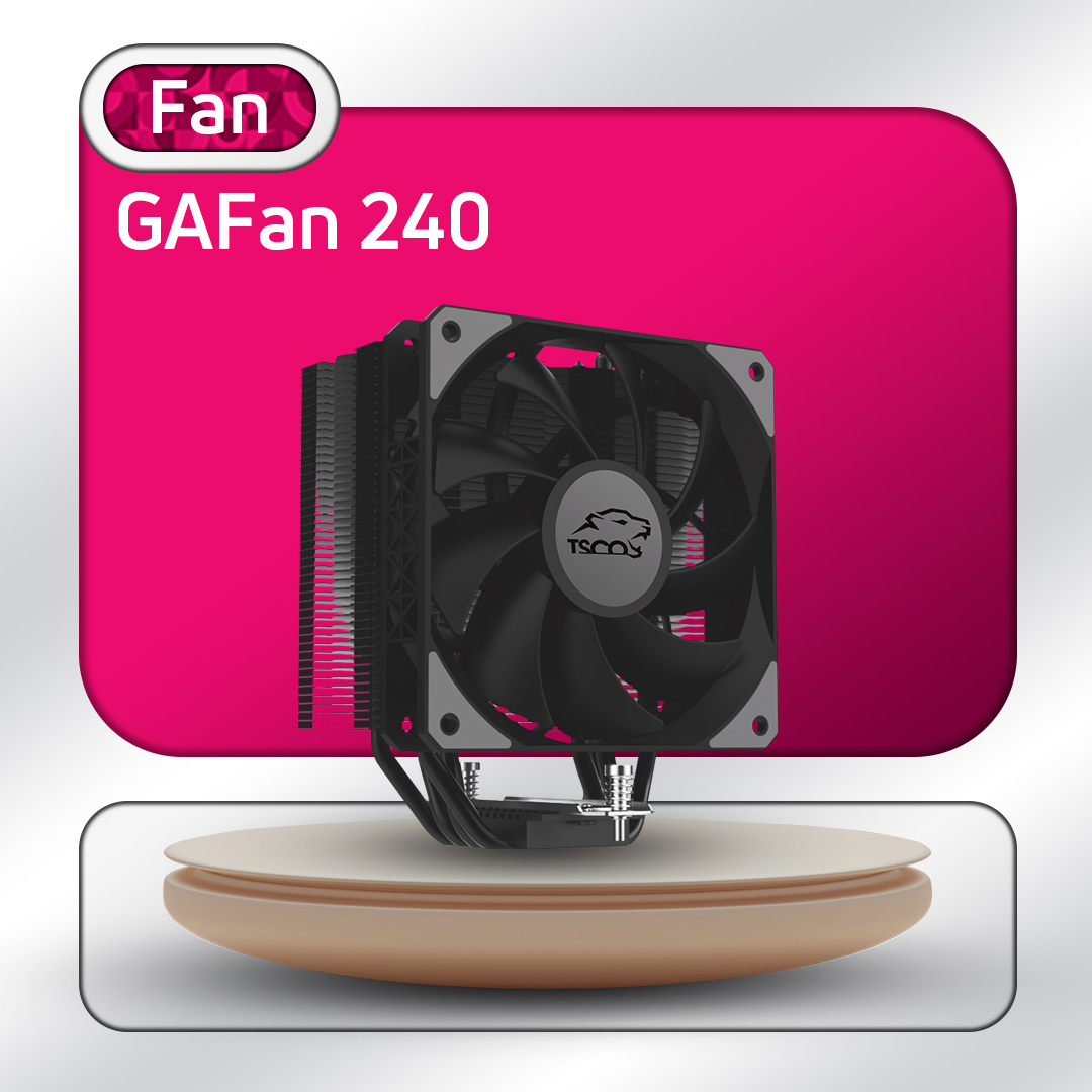 فن کیس گیمینگ تسکو مدل GAFan 240 Cold Dark Matter