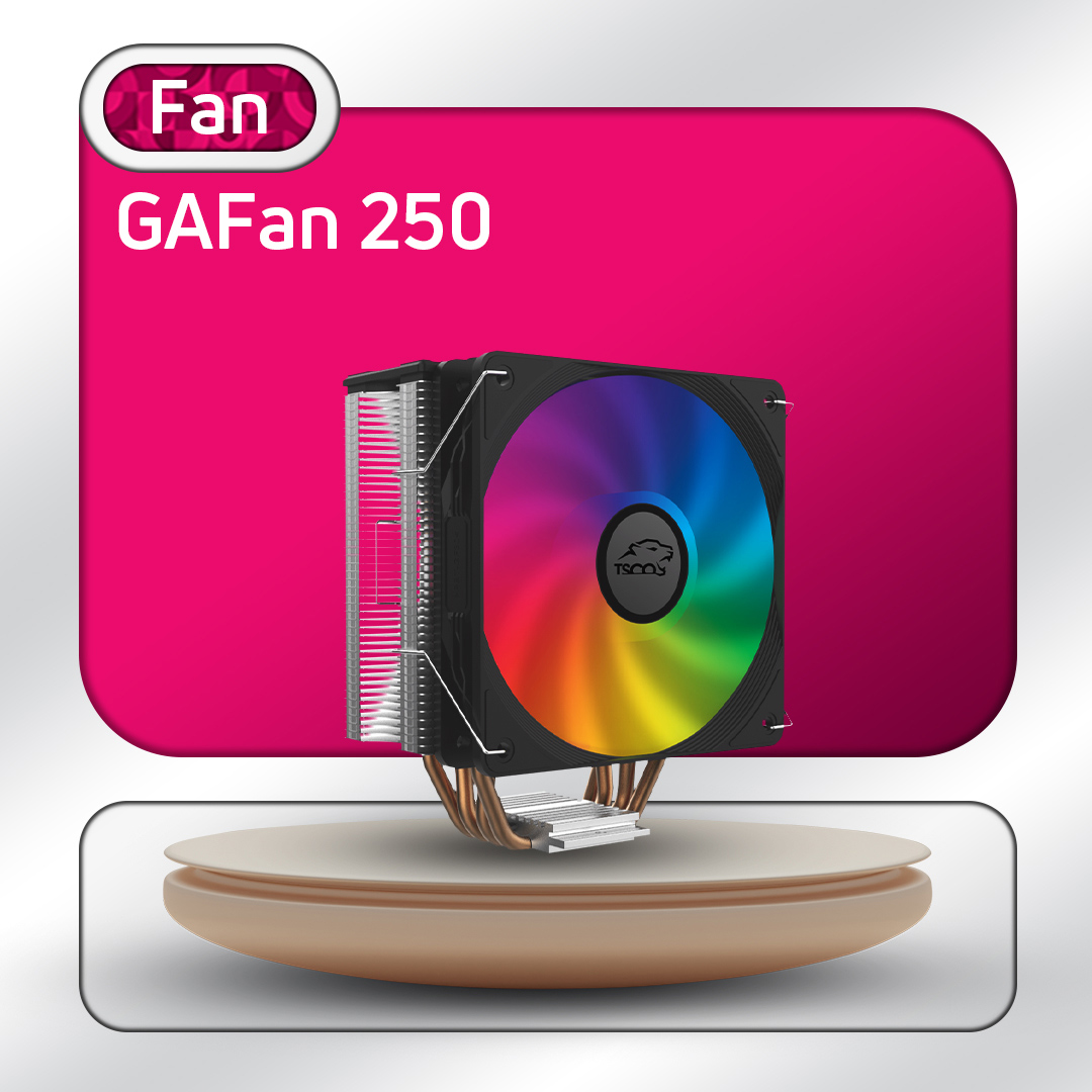فن کیس گیمینگ تسکو مدل GAFan 250 VAYU – Aurora Light