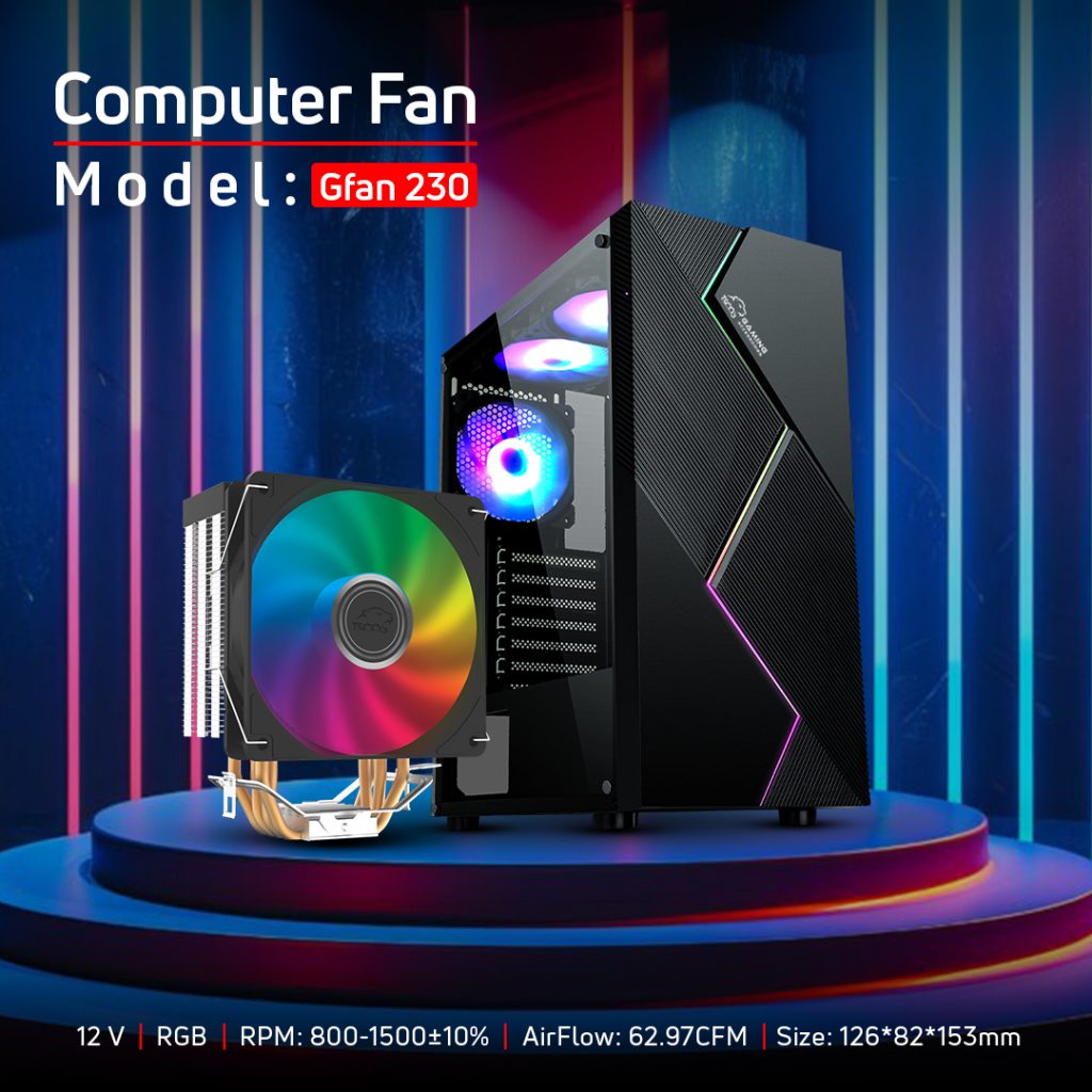 فن کیس گیمینگ تسکو مدل GAFan 230 VAYU