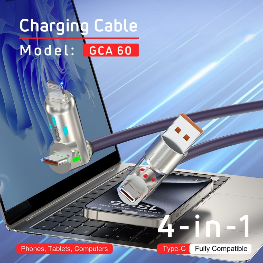 کابل شارژ گیمینگ تسکو مدل GCA 60