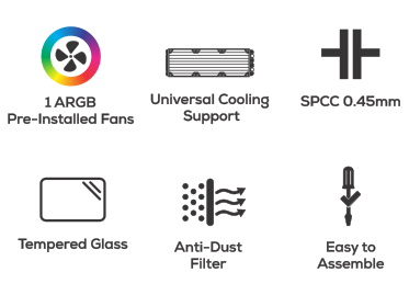 کیس گیمینگ تسکو مدل GC 4503 Karve