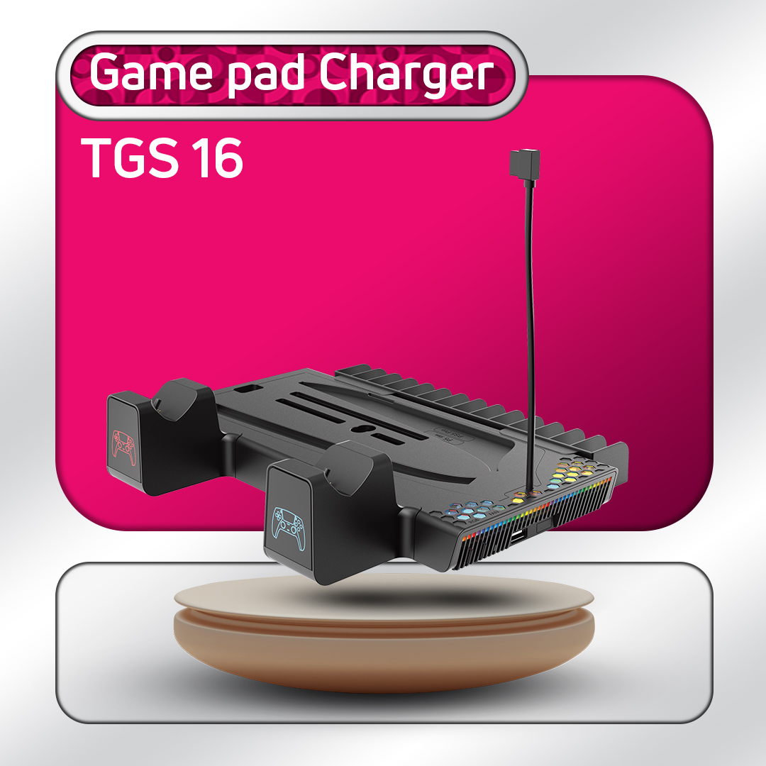 پایه شارژر گیم پد تسکو مدل TGS 16 WarVault
