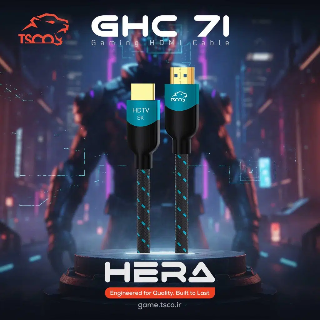 کابل HDMI گیمینگ تسکوگیم مدل GHC 71