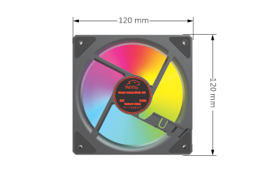 ن کیس گیمینگ تسکو مدل GFan 105 Skadi Lux