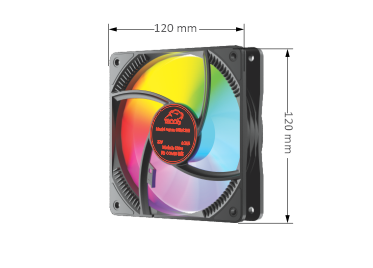 فن کیس گیمینگ تسکوگیم مدل GFan 100 Skadi Storm