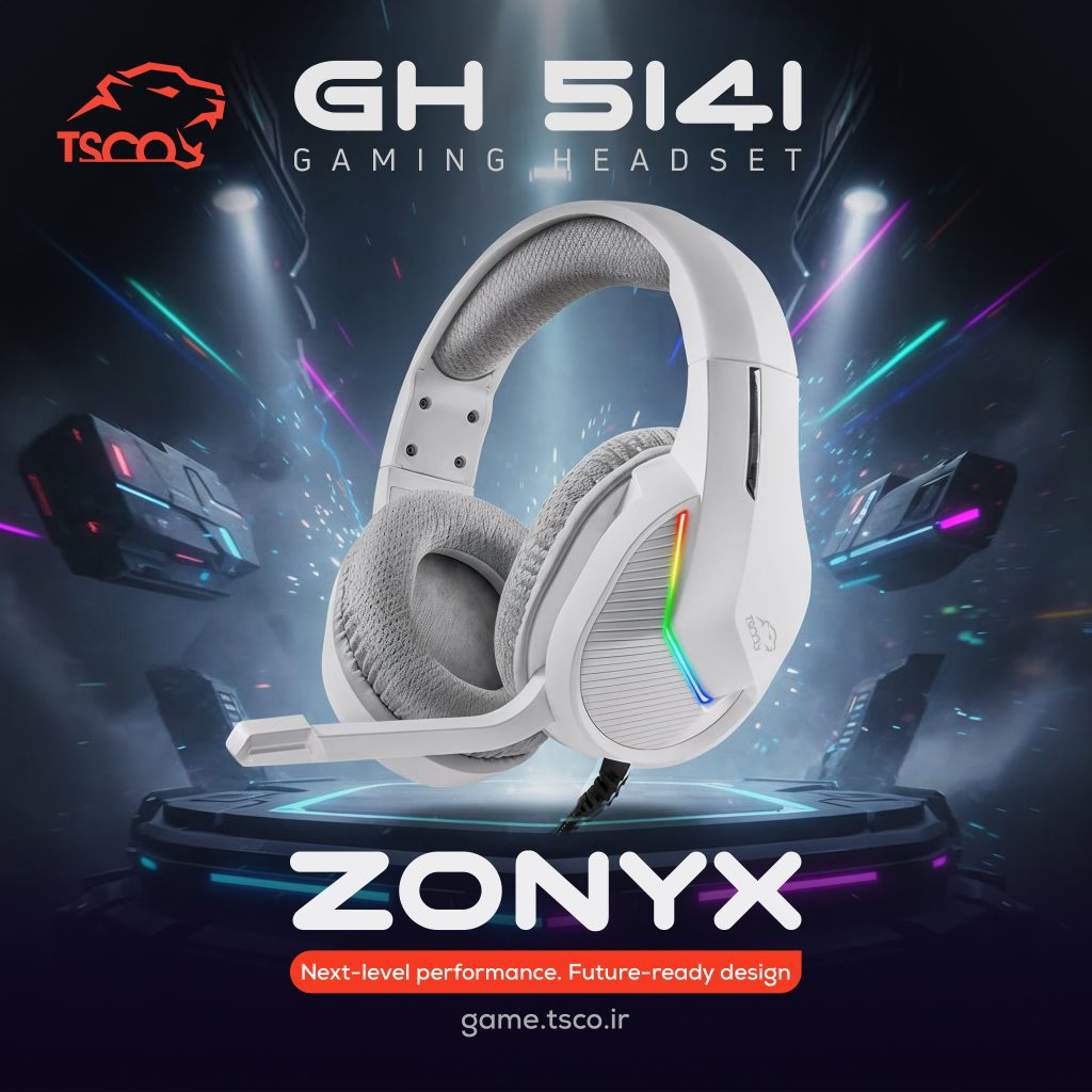 هدست گیمینگ تسکو مدل GH 5141ZONYX