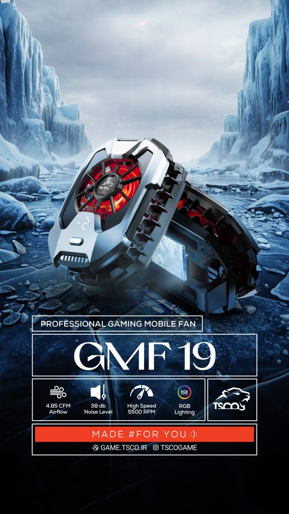فن گیمینگ موبایل تسکو مدل GMF 19 VINDAR