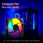 فن کیس گیمینگ تسکوگیم مدل GFan 100 Skadi Storm