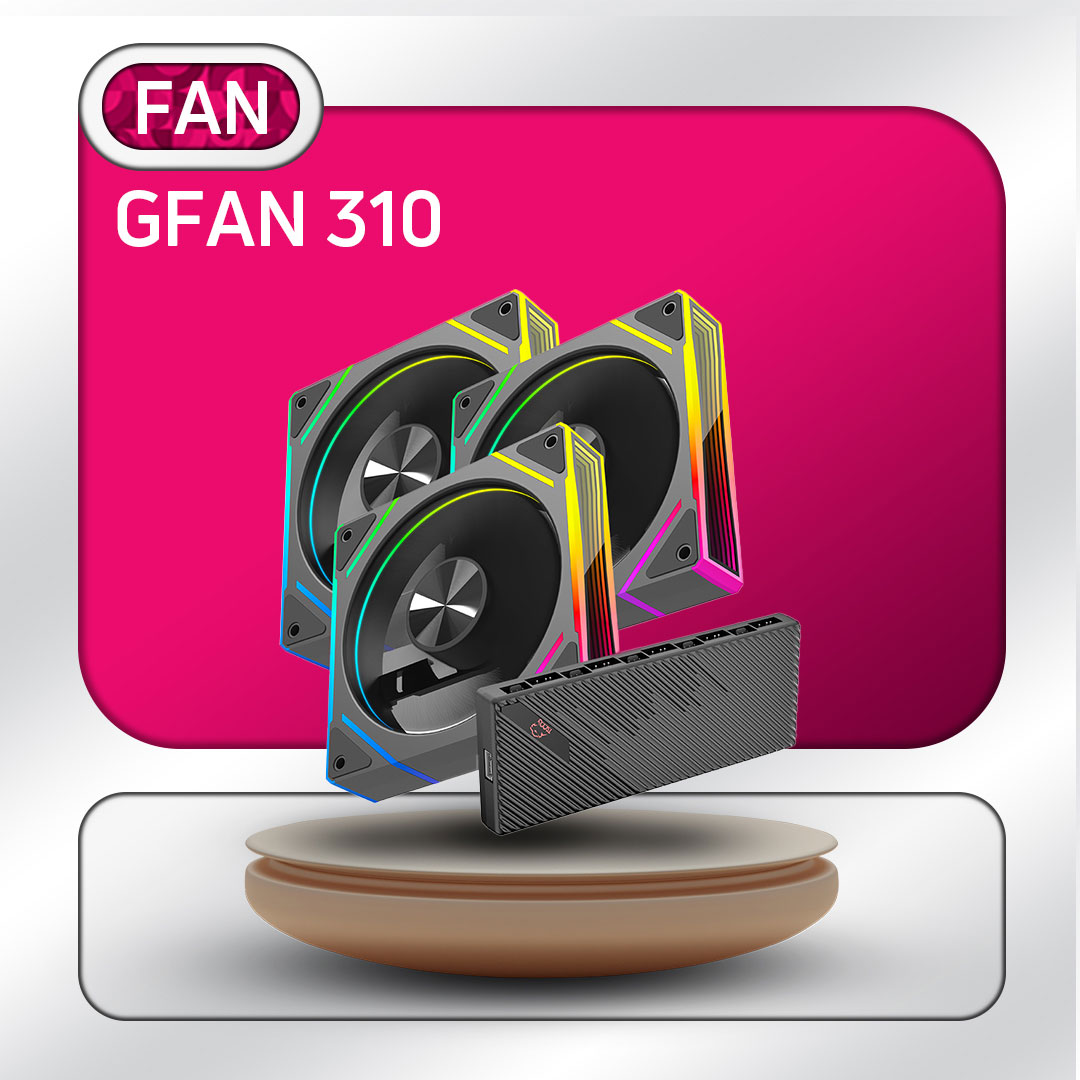 فن کیس گیمینگ تسکو مدل GfAN 310 Skadi Lumina