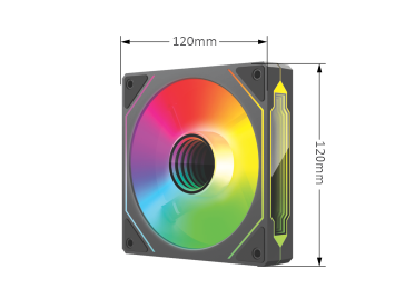 فن کیس گیمینگ تسکو مدل GFAN 305 Skadi Lux